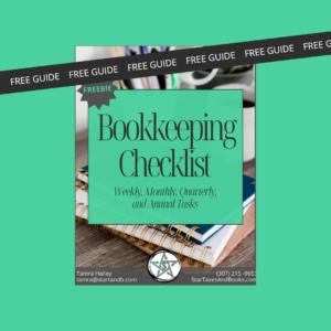Bookkeeping Checklist Cover Page