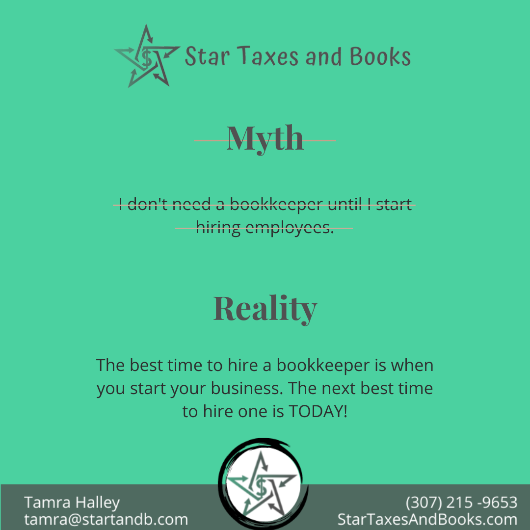 Myth vs Reality about hiring a bookkeeper